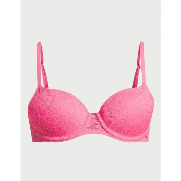 Women's All Over Lace Push Up Bra with Sugarcup, Size 36DD - Picture 3 of 7